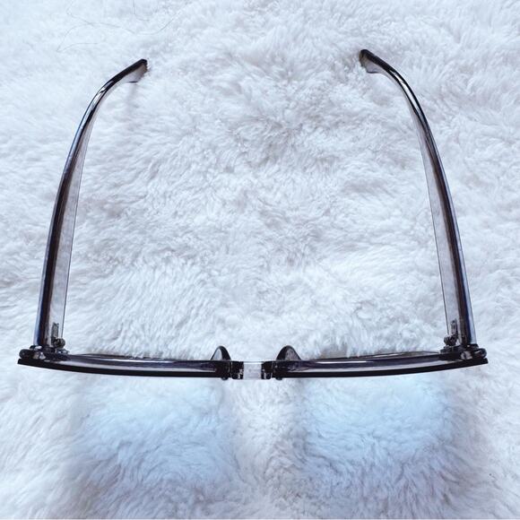 Abby Clear Blue Square Frame Sunglasses - Picture 4 of 10